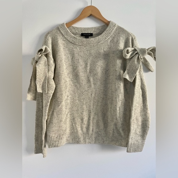 Ann Taylor Bow Sleeve Sweater - Picture 2 of 5